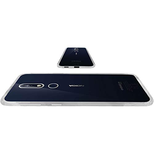Image of Amazon Brand - Solimo Mobile Cover for Nokia 7.1 (Soft & Flexible Back Case), Transparent