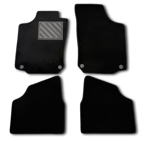 Vauxhall-Corsa-C-2000-2006-Tailored-Car-Mats-Non-Slip-Reinforced-Rubber-Heel-Pad-Fastener-Buttons Vauxhall Corsa C 2000-2006 Tailored Car Mats Non Slip Reinforced Rubber Heel Pad Fastener Buttons - Image 1