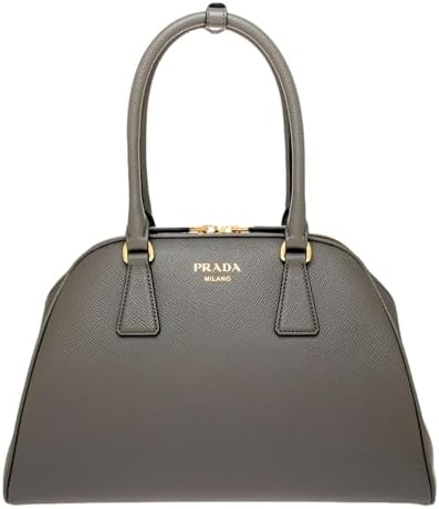 Prada Saffiano Leather Soft Calfskin Top Handle Handbag Medium Ma...