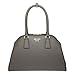 Prada Saffiano Leather Soft Calfskin Top Handle Handbag Medium Marmo Gray 1BG537