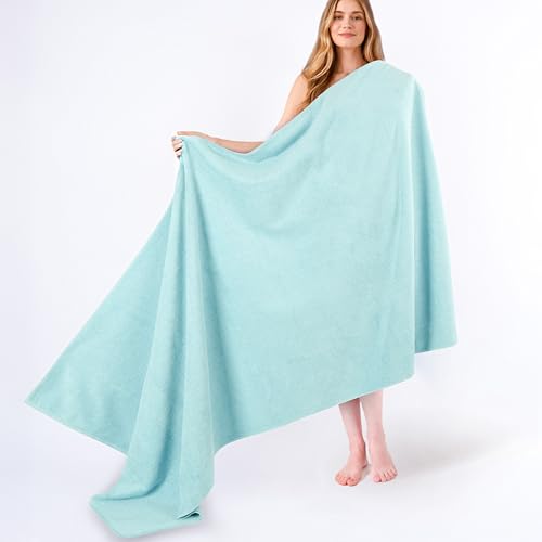 Image of American Soft Linen 100% Cotton Luxury Turkish Towels, 40x80 XL Bath Sheet | Soft Absorbent Quick Dry OEKO Tex Standard 100 Certificated Durable Machine Washable Breathable Premium Hotel Quality