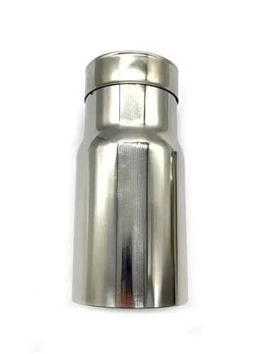 Tuyau d'extrémité voiture embout d'échappement universel silencieux 63mm 114mm