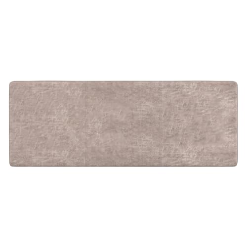 Image of SIMPLIHOME Avalon 48 inch Wide Vegan Leather Storage Ottoman in Grey