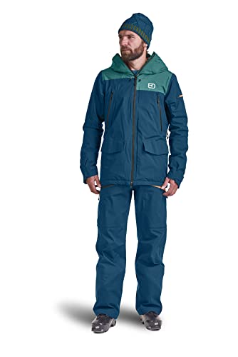 Image of Ortovox Men's 2L Swisswool Sedrun Jacket I Lightweight, Waterproof, 2-Layer High-Insulated Alpine Jacket for Freeride