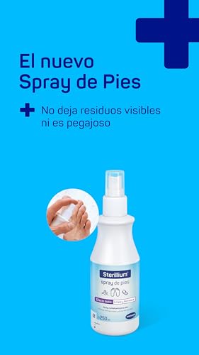 Sterillium Pies; Desodorante para Pies y Calzado; Spray; Protección 24h; Sin Residuos; Apto para Piel Sensible; Refrescante; 250ml - imagen 7