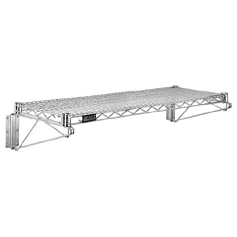 Commercial Chrome Wire Shelving Wall Shelf 14 x 72 - NSF Cover