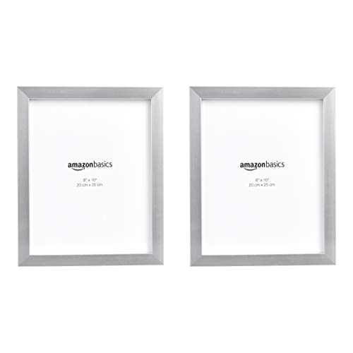Amazon Basics - Fotorahmen - 20 x 25 cm, Nickelfarben, 2 Stück – Bild 3
