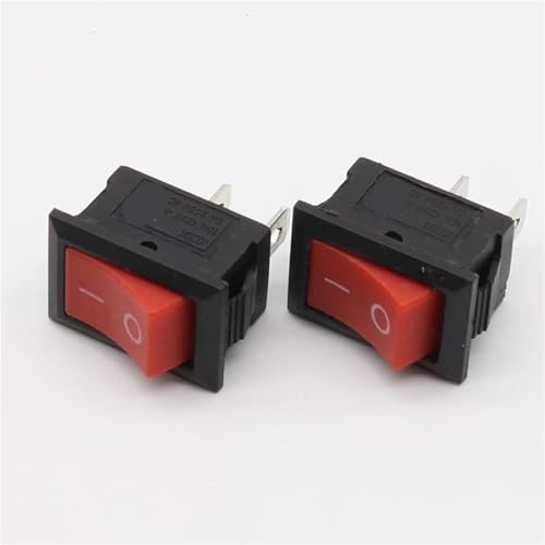 Interrupteur à bascule mini AC 6A 250V en lot de 10 pour circuits électroniques - 2