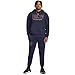 Under Armour Men's Project Rock Rival Fleece Hoodie (US, Alpha, X-Large, Regular, Regular, Academy Blue 410)