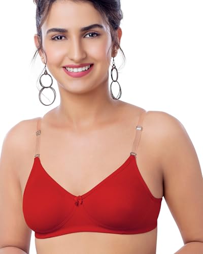 Image of Brida Monica Breathable Cotton Non-Padded Transparent Bra - Comfortable, Stylish