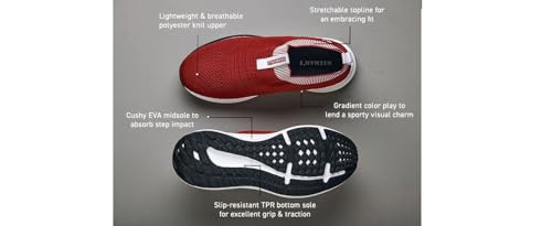 Image of Neeman's Grip Fit Slip Ons for Men | Casual Shoes for Men | Lightweight & Comfortable | Trendy Stylish EVA Sole Shoes | Flexible, Breathable Walking Shoes for Men