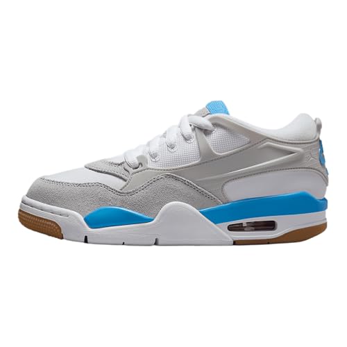Air Jordan 4 RM Big Kids' Shoes (FQ7938-104, White/White/Neutral Grey) Size 5.5