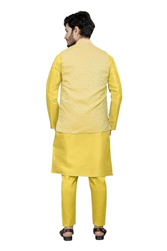 Image of Trustous Traditional Men's Kurta Koti Set (3 PCS SET)