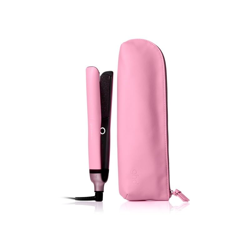 ghd platinum+ pink - Plancha de pelo profesional inteligente, menos rotura del cabello, más brillo, tecnología Ultra-zone, temperatura óptima 185ºC homogénea, edición limitada 2024, rosa