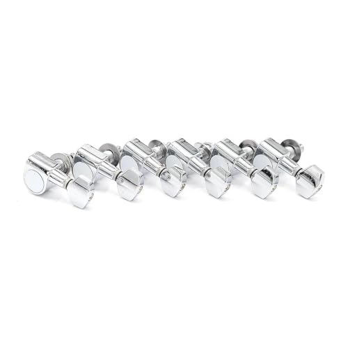 Chevilles d'accordage de guitare professionnelles 6R chrome pour guitare acoustique