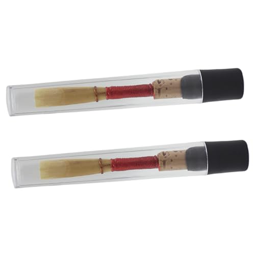 VICASKY Oboe Wind Instrument Parts 2pcs Natural Oboe Reeds for Beginners Advanced Players