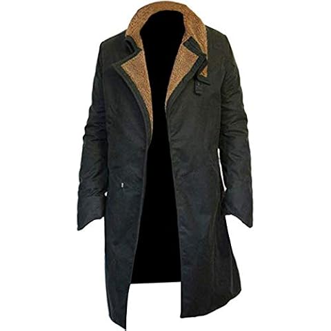 Miracle Trading Blade Runner 2049 Coat | Cotton Coat | Detactive Coat | 2XS to 5XL (5XL) Black Cover