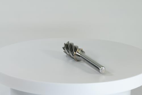 Fresa cilíndrica de carburo sólido grano fino 1/4 pulg miniatura 7