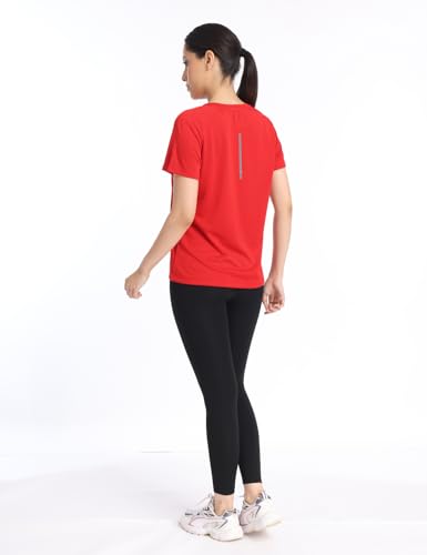 Image of Pump'd Women's Half Sleeve T-Shirt - Athleisure Women's s Fashion Workout Top for Women & Girls | Lightweight Activewear for Running, Sports & Gym - Lightweight, Anti-Odor, Dry Tech, Ultra Soft Seams