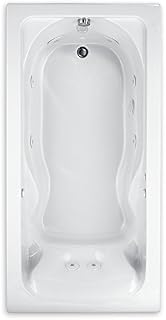 American Standard 2770018W.020 Cadet 5-Feet by 32-Inch Whirlpool with Hydro Massage System-I, White
