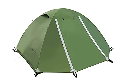 Clostnature Lightweight 2-Person Backpacking Tent - 3 Season Ultralight Waterproof Camping Tent, Large Size Easy Setup Tent For Family, Outdoor, Hiking With Tri-Beam Aluminium Stakes #TOP4