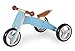 Produktbild Pinolino Mini-Laufdreirad Charlie, aus Holz, umbaubar, Sattel 6-fach höhenverstellbar, für Kinder ab 1,5 Jahren, blau/natur