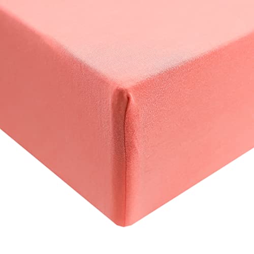 Image of Stella Copper Pearl Premium Knit Crib Sheets - Breathable and Soft, Fitted Sheets for Standard Mattresses, Perfect for Baby Registry or Shower Gift
