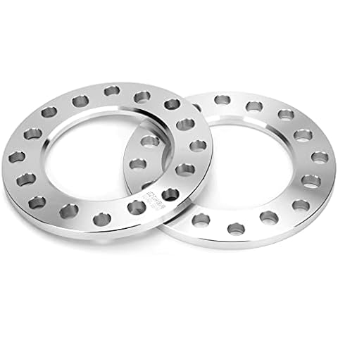 KSP 8 Lug Universal Wheel Spacers 12mm, 1/2in 8x6.5 8x165.1 8x170 8x180 Lug Spacer for F350 250 Ram 2500 3500 Express Silverado Suburban Sierra 2500 3500HD Dually Wheel, 2PCS CNC Machined Spacer Cover