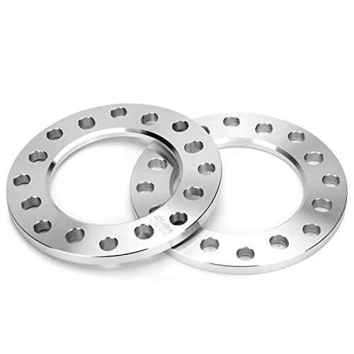 KSP 8 Lug Universal Wheel Spacers 12mm 1/2in 8x6.5 8x165.1 8x170 8x180 Lug Spacer for Sierra 2500 3500HD Ram 2500 3500 F350 250 Express Silverado 2500 Dually Wheel 2PCS CNC Machined Spacer