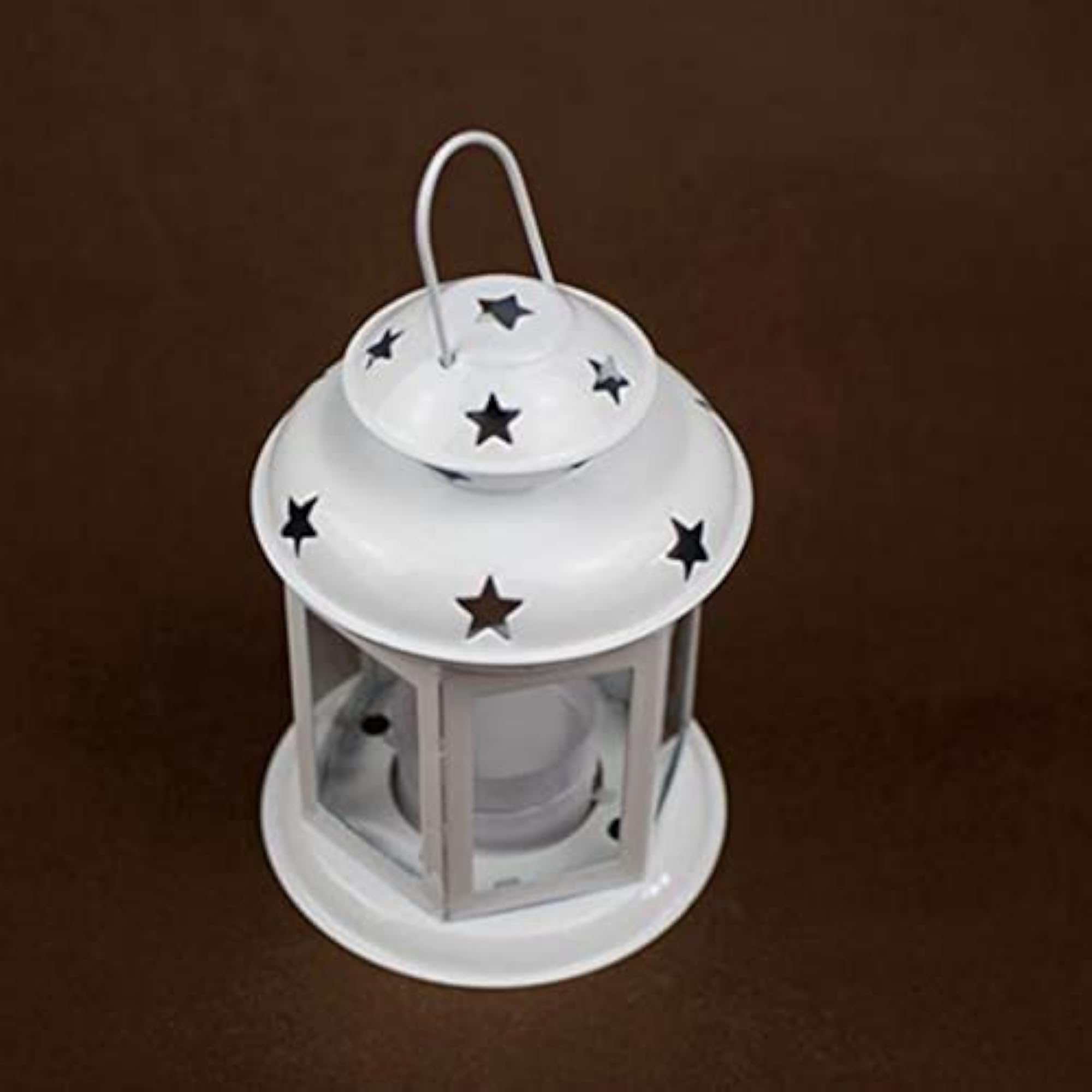 Outdoor Iron Wind-Proof Lamp Candle Holder Ornament