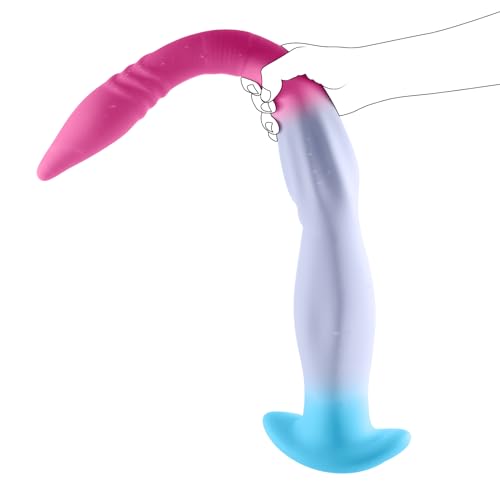 Image of Super Long Anal Plug Dildo, Soft Flexible Butt Plug | 23.6inch Silicone Monster Dildo For Deep Pleasure, Prostate Massage, G-spot Stimulation, Adult Sex Toys, For Men Women