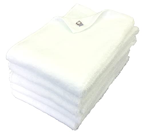?????(Imabari-towel) OSK Series Face Towels, White, 5 Pieces, Imabari Towel Brand Certified, Absorbent, Quick Drying, Plain, 100% Cotton, Small