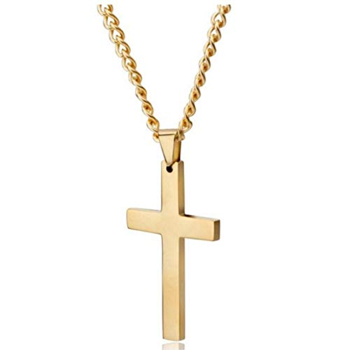 Asien Unisex Metal Colgante Cruz Collar De Cadena De Cristo Crucifijo Cruz Colgante Oración