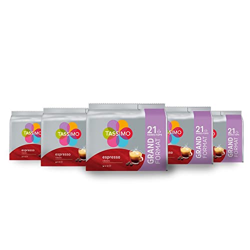 Tassimo Espresso Classique 126g (21 Tasses) lot de 5