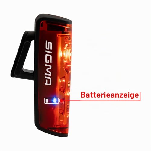 SIGMA Blaze | LED Fahrradrücklicht | StVZO zugelassenes, akkubetriebenes Rücklicht mit Bremslicht