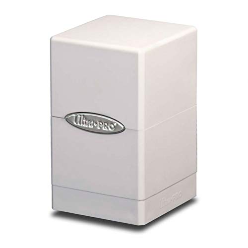 Ultra Pro DECKBOX Satin Tower C6 Card Game (White), UP84172