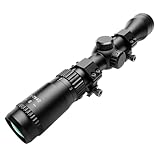 Yatrouys Long Eye Relief Scout Scope 2-7X42 w/Weaver Scope Rings 30mm Tube Diameter Fits Mosin 1891/30 M39 M44 (Rangefinder Reticle)