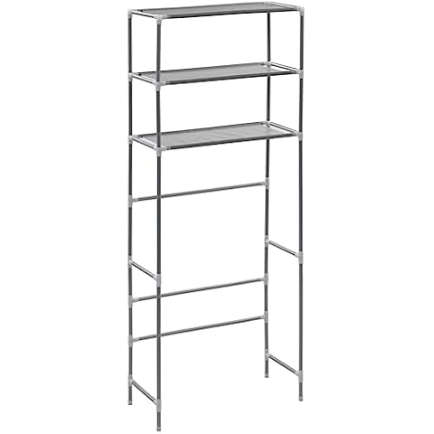 vidaXL 3-Tier Stainless Steel Storage Rack Cover