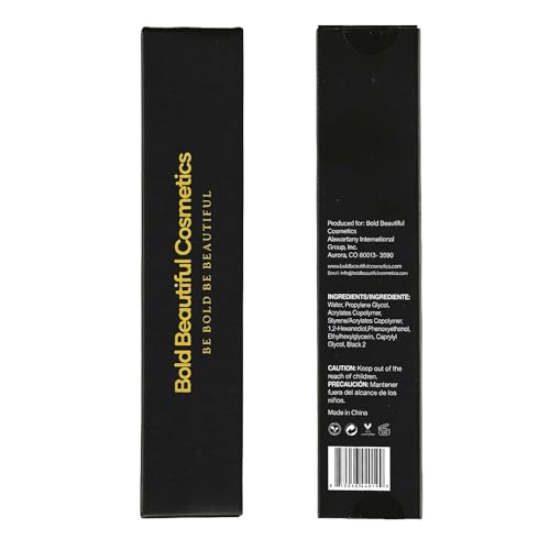 Delineador Líquido Waterproof Negro Bold Beautiful miniatura 2