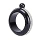 Tiardey Armband Armreif Flasche,3.5oz Glatte Edelstahl Tragbare Armband Flasche für Party Outdoor Aktivitten Geschenkideen - Schwarze Strasssteine