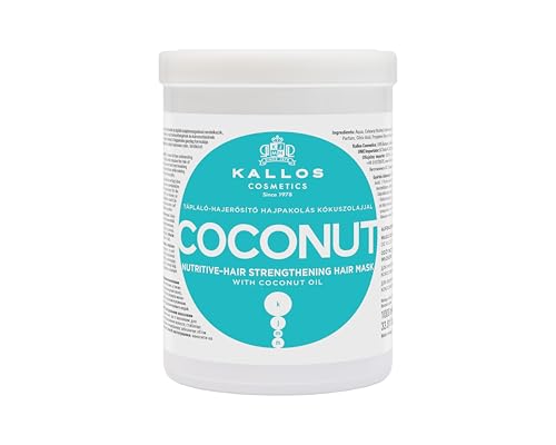 Kjmn Mascarilla Nutritiva Fortalecedora del Cabello con Aceite de Coco 1000 ml