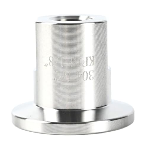 Image of SS304 KF16 NPT Female Adaptor thread 1 /8 inch NW16 KF Female coupling ISO-KF16 X FNPT 1 /8 inch