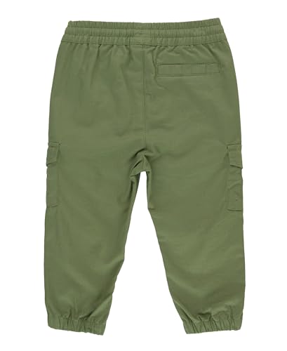 RUGGEDBUTTS® Baby/Toddler Boys Drawstring Joggers Tapered Ankle Pull-On Pants2