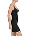 SPANX Shapewear for Women Thinstincts Open-Bust Mid-Thigh Bodysuit (Regular and Plus Sizes) Very Black MD One Size