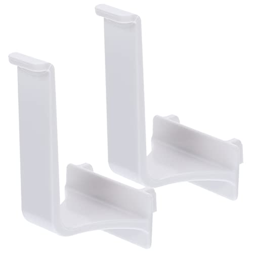 HOMOCONO 2pcs Pegboard Paper Towel Holder Pegboard Accessories Pegboard Hangers Cup Holders for Bathrooms Pegboard Cup Hook Rack Pegboard Holder Pegboard Tool Holders Brackets for Abs White
