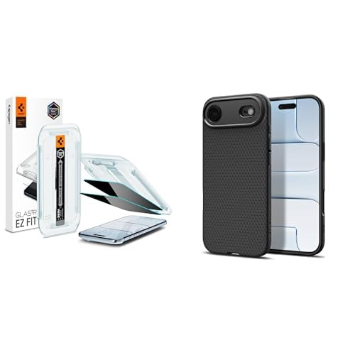 Spigen iPhone Air Hayalet Cam Ekran Koruyucu Kolay Kurulum GLAS.tR EZ Fit Privacy HD (2 Adet) - AGL09862 Spigen iPhone Air ince Kılıf