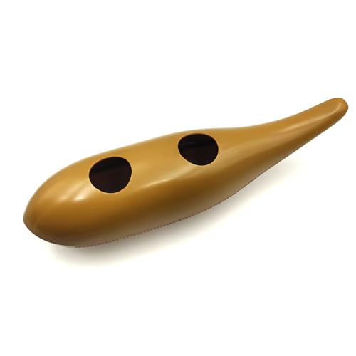 Guiro Instrument Latin Percussion Instrument with 1 Scraper, Fish Shaped Band Accompaniment Sand Hammer Guiro Latin Instruments for Adults Kids