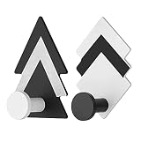 colgador ropa pared plegable PERCHEROS ADHESIVOS: Las perchas son autoadhesivas en la parte trasera. Solo tienes que pegar la pegatina en la pared y listo. ¡Sin taladro ni agujeros!