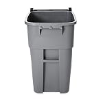 Rubbermaid Commercial Products BRUTE Rollout Plastic Trash/Garbage Can/Bin with Wheels 65 Gal for Restaurants/Hospitals/Offices/Back of House/Warehouses/Home - Image 5