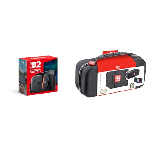 Image of Nintendo Switch 2 System with Game Traveler Deluxe Licensed System Case - Console Bundle with 12-Game Storage and Protective Carrying Case
